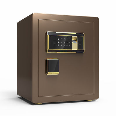 中箱が付いているブラウン デジタルの指紋ロックのスマートな保証安全な箱
