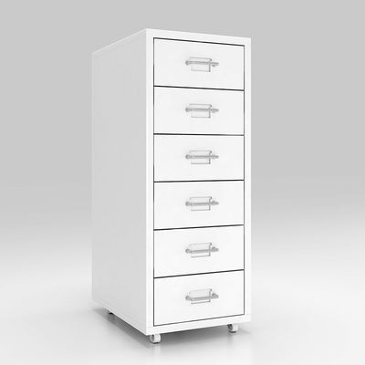 KDの構造6の引出しの家の貯蔵のための移動式金属のファイル キャビネット