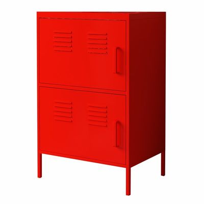 高い立場の足2のドアの家のための縦の鋼鉄半分の高さのロッカーのキャビネット