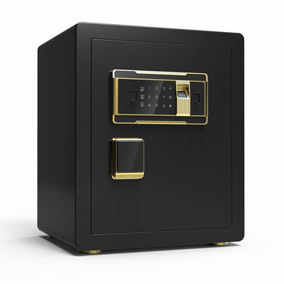 高さ45cmの黒い電子指紋ロックの保証家の金庫