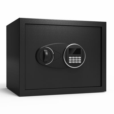 黒いデジタル保証安全な箱パスワード ロックの基本原則の鋼鉄キーパッドのキー ロック箱