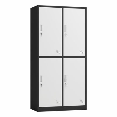 オフィス4のドアの貯蔵用ロッカーのキーのロックできる金属のキャビネット