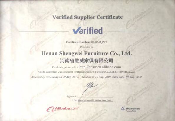 中国 Luoyang Metaniture Trading Co., Ltd. 認証